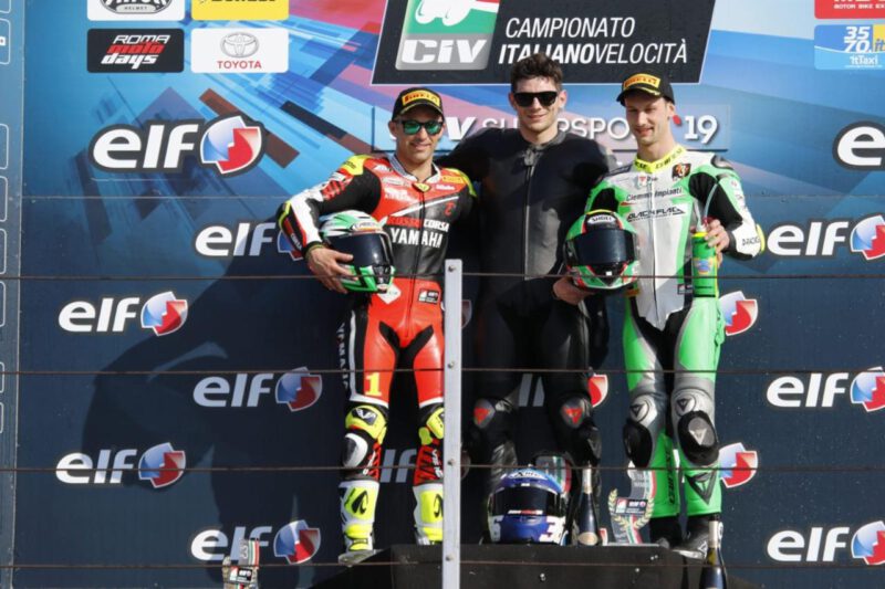 TEAM ROSSO CORSA – TERZO POSTO PER ROCCOLI A MISANO. UNA CADUTA FERMA CARBONERA