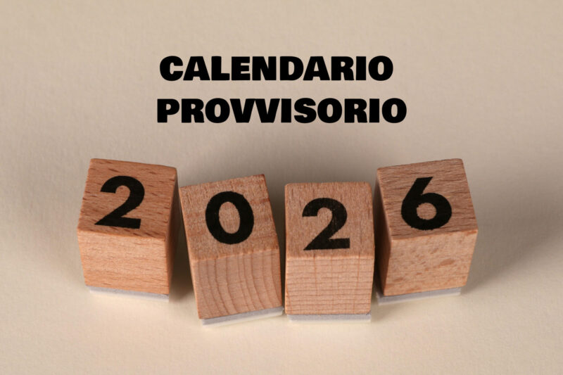 CALENDARIO PROVVISORIO 2026